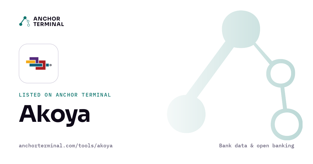 Akoya, listed on Anchor Terminal, light sharing image
