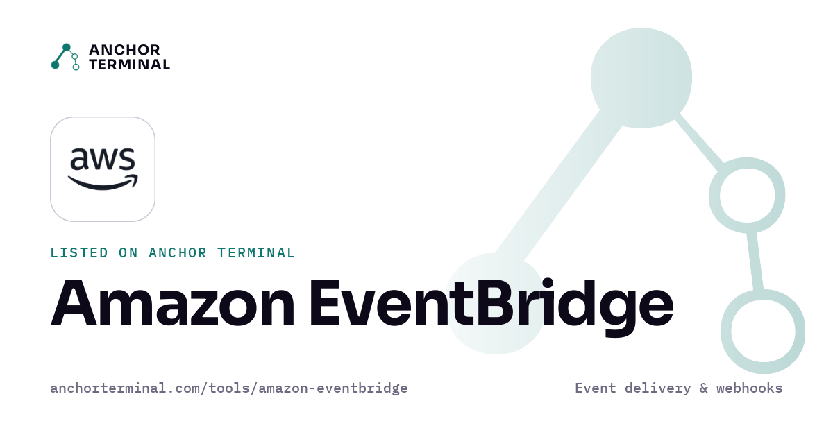 Amazon EventBridge, listed on Anchor Terminal, light sharing image
