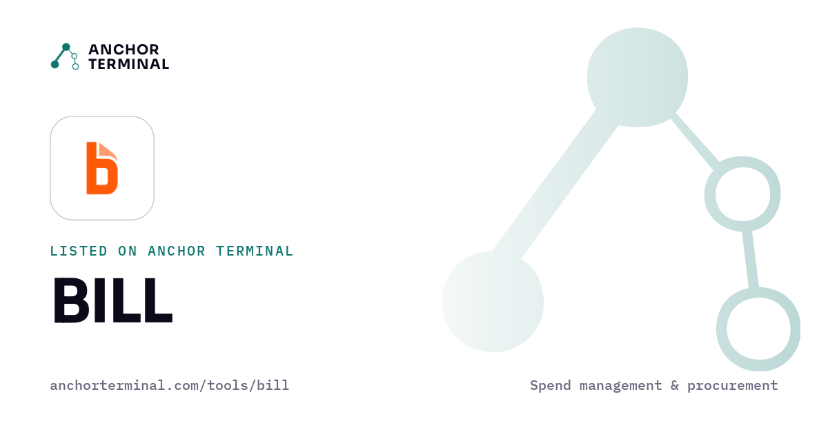 BILL, listed on Anchor Terminal, light sharing image