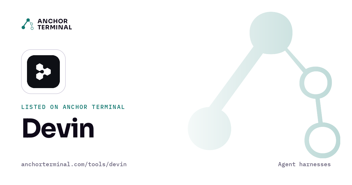 Devin, listed on Anchor Terminal, light sharing image
