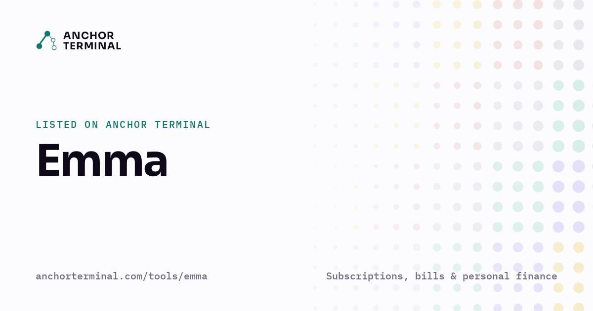 Emma, listed on Anchor Terminal, light sharing image