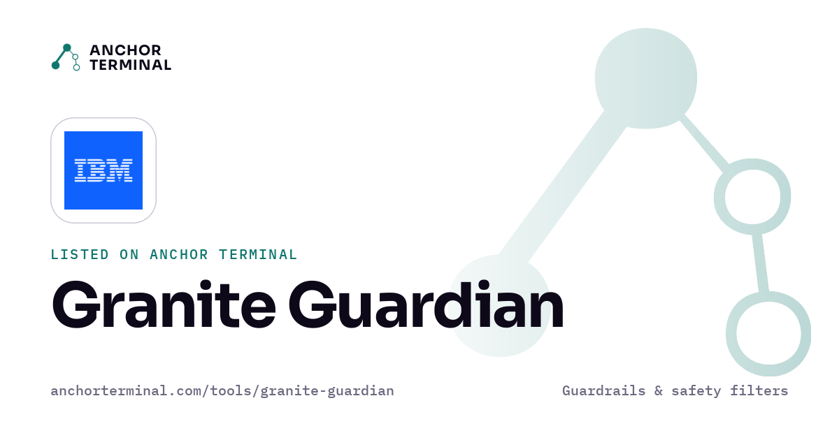 Granite Guardian, listed on Anchor Terminal, light sharing image