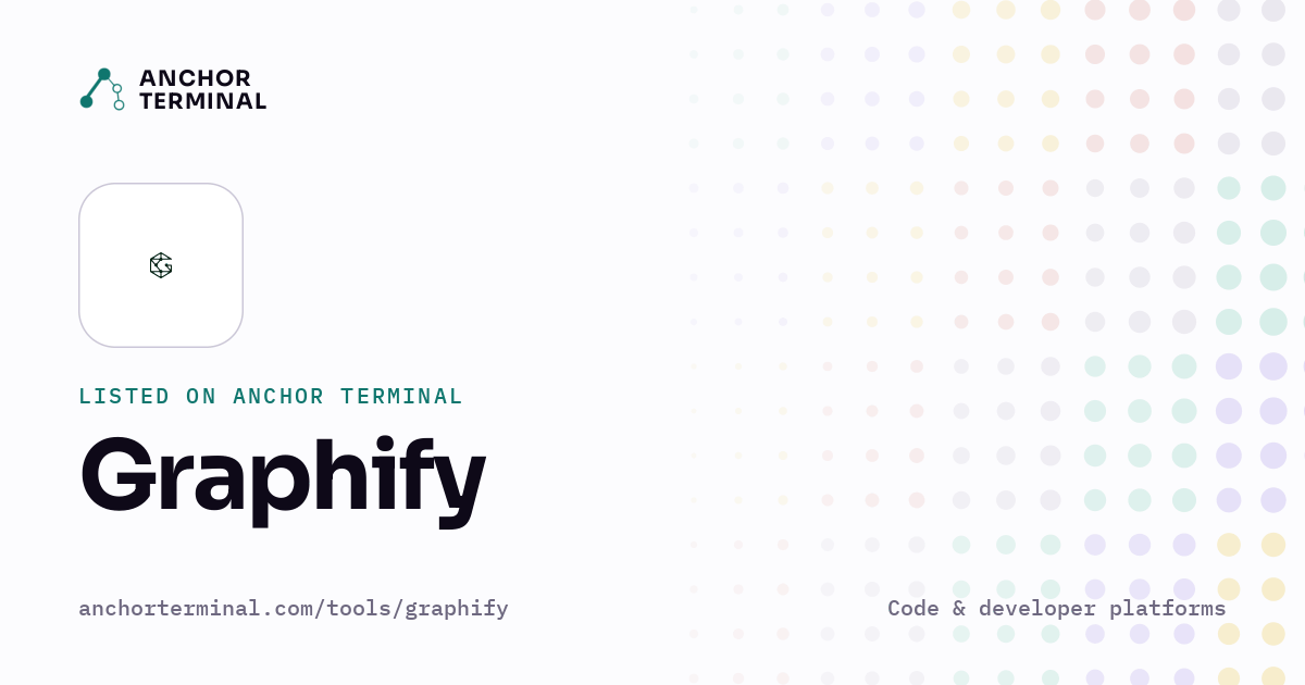 Graphify, listed on Anchor Terminal, light sharing image