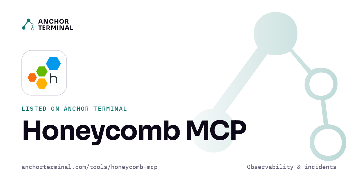 Honeycomb MCP, listed on Anchor Terminal, light sharing image