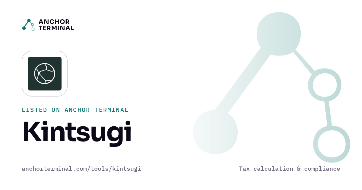 Kintsugi, listed on Anchor Terminal, light sharing image