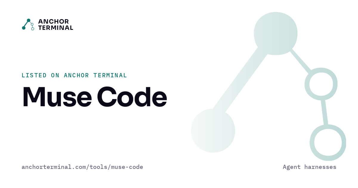 Muse Code, listed on Anchor Terminal, light sharing image