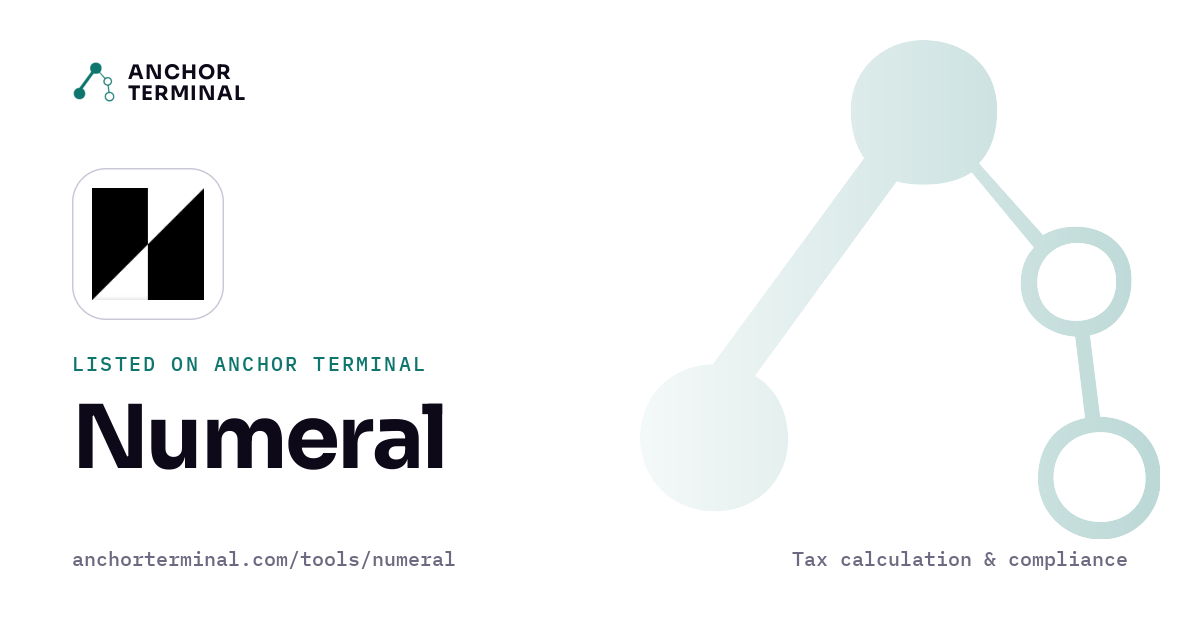 Numeral, listed on Anchor Terminal, light sharing image