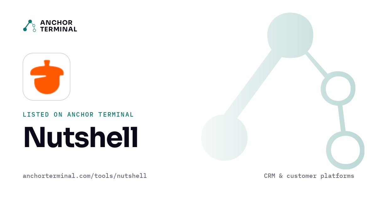 Nutshell, listed on Anchor Terminal, light sharing image