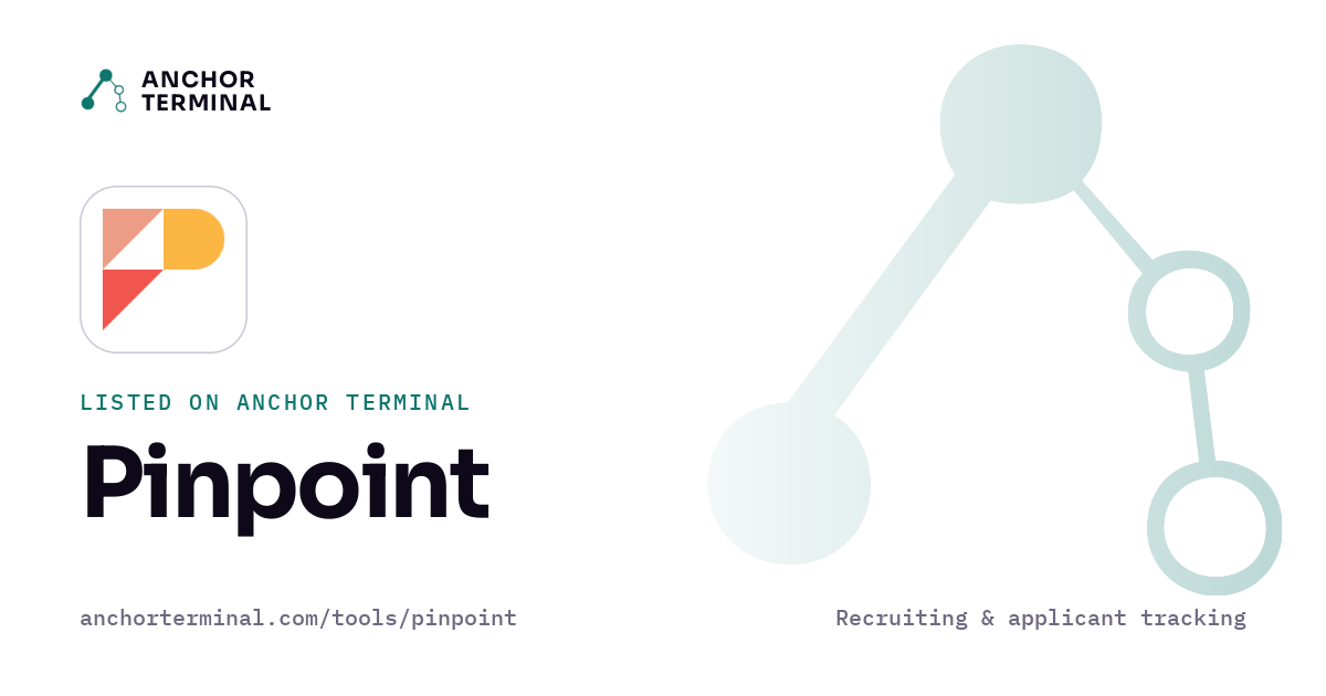 Pinpoint, listed on Anchor Terminal, light sharing image