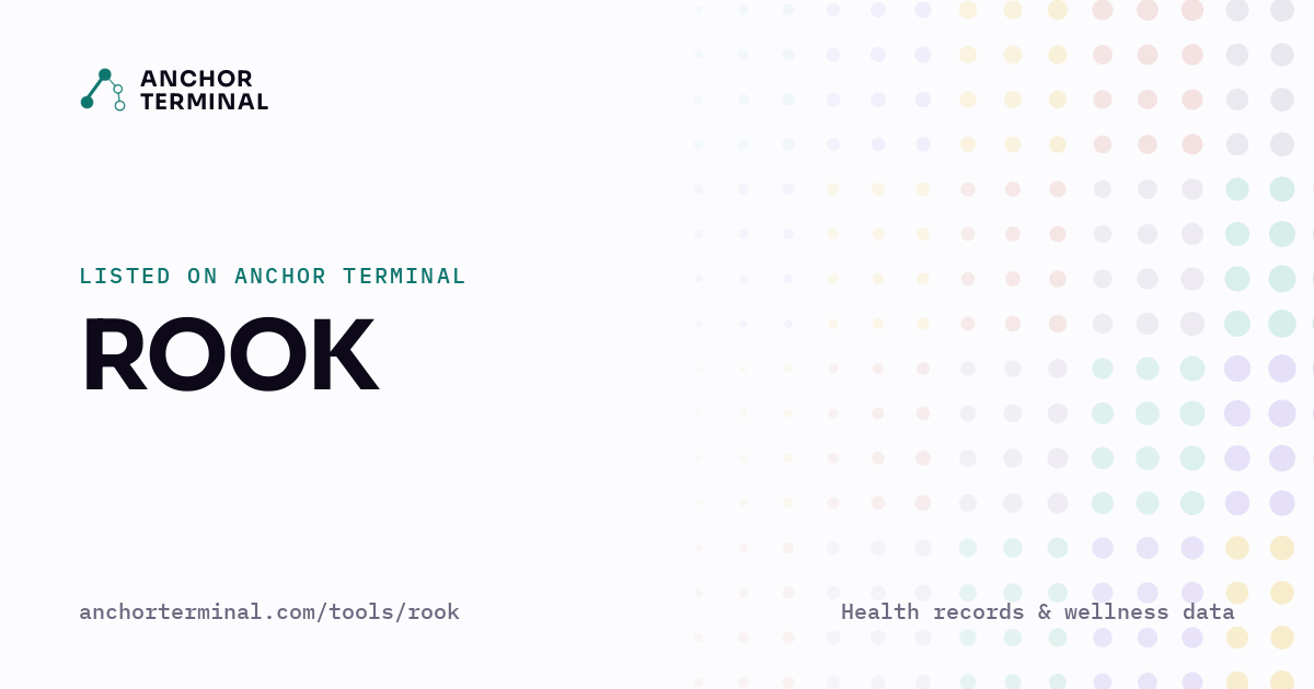 ROOK, listed on Anchor Terminal, light sharing image