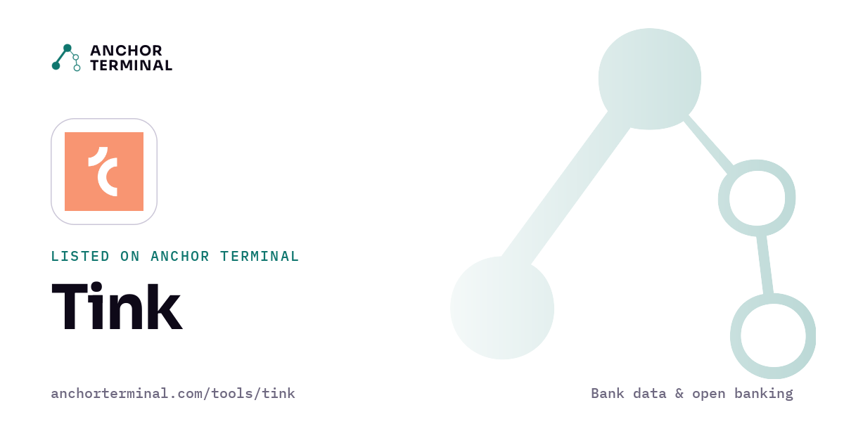 Tink, listed on Anchor Terminal, light sharing image