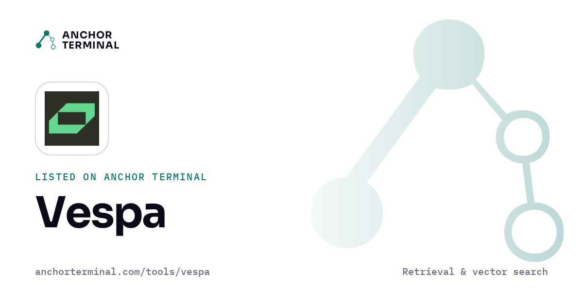 Vespa, listed on Anchor Terminal, light sharing image