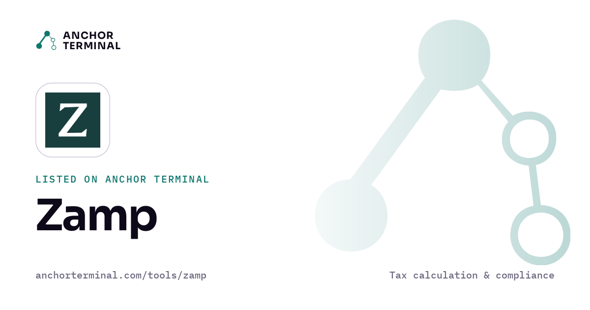 Zamp, listed on Anchor Terminal, light sharing image